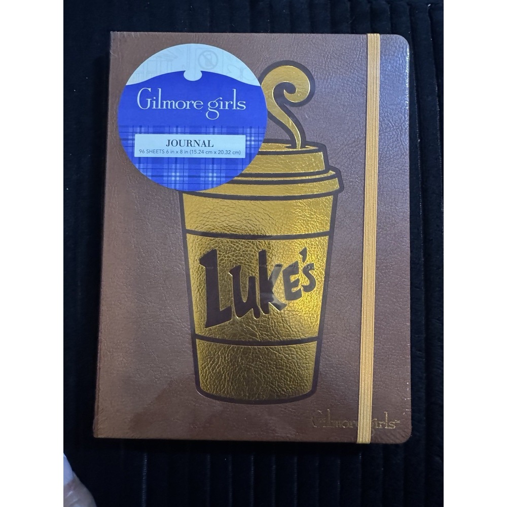 Gilmore Girls 25th Anniversary Journal Notebook, Faux Leather Embroidery New